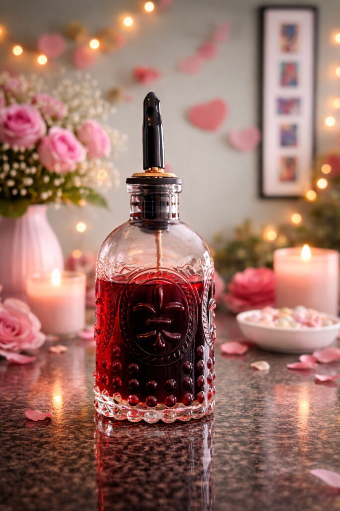 Rose simple syrup
